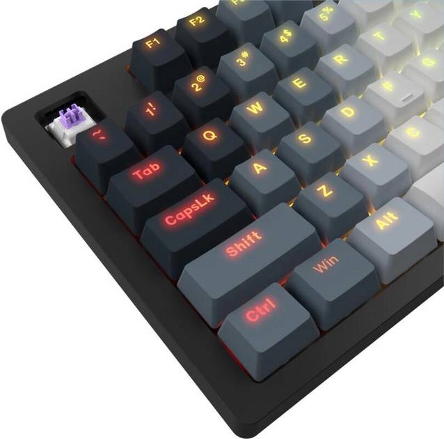 Фото - Клавіатура дротова ігрова Lorgar Azar 514 RGB EN/UA Gaming Wired White (LRG-GK514W-UA)