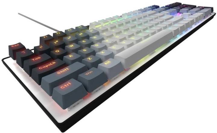 Фото - Клавіатура дротова ігрова Lorgar Azar 514 RGB EN/UA Gaming Wired White (LRG-GK514W-UA)
