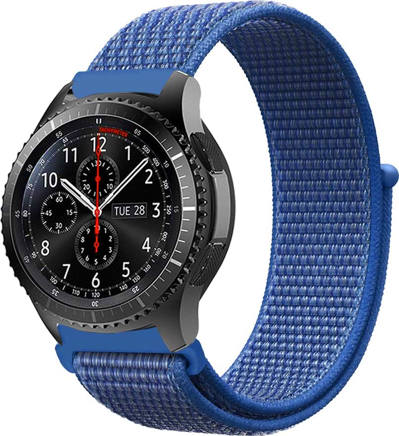 Ремінець для смарт-годинника BeCover Nylon Style for Xiaomi iMi KW66/Mi Watch Color/Haylou LS01/LS02/Haylou Smart Watch Solar LS05 Blue (705881)