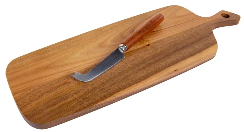 Дошка обробна Lefard та ніж для сиру 40х14х1.5 см (815-074) - Фото 1
