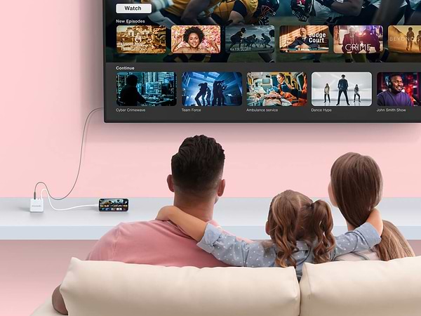 Фото - Сетевое зарядное устройство Avermedia GC313 CORE GO 100Вт 2хUSB-С, 1хUSB-A, 1xHDMI White (40AAGC313AWP)