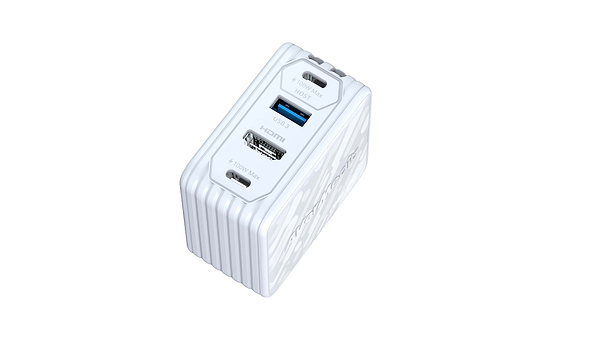 Фото - Сетевое зарядное устройство Avermedia GC313 CORE GO 100Вт 2хUSB-С, 1хUSB-A, 1xHDMI White (40AAGC313AWP)