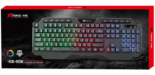 Фото - Клавіатура дротова ігрова XTRIKE ME KB-306UA