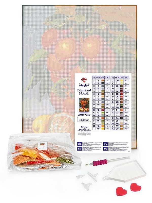 Фото - Алмазний живопис Ideyka Нічний хижак 40х50 см (AMO8184)