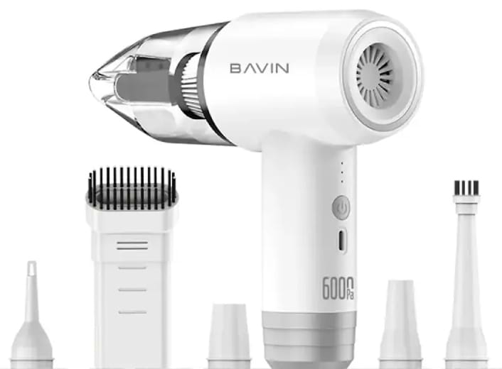 Купити Автомобільний пилосос Bavin VC-01 6000Pa 2000mAh White (Z-VC01 WH) - Фото 1 Автомобільний пилосос Bavin VC-01 6000Pa 2000mAh White (Z-VC01 WH) - Фото 1