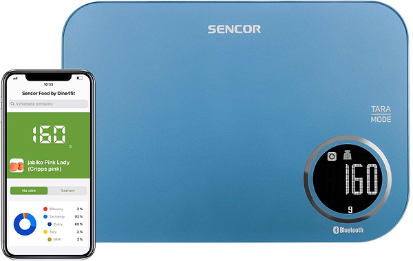 Фото - Ваги кухонні Sencor SKS7072BL