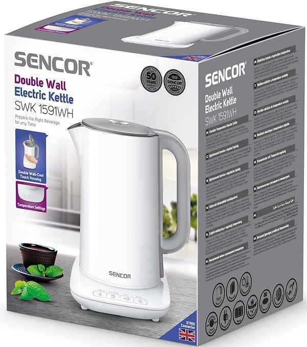 Фото - Электрический чайник Sencor SWK 1591WH