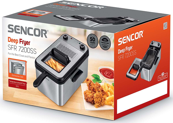 Фото - Фритюрница Sencor SFR 7200SS
