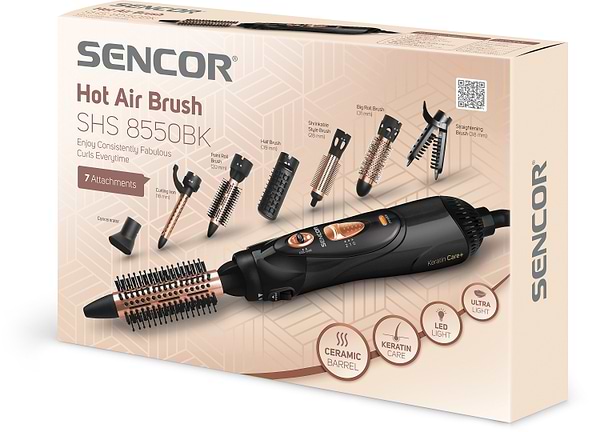 Фото - Фен-щітка Sencor SHS 8550BK