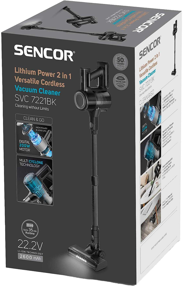 Фото - Пилосос ручний для дому Sencor SVC 7221BK