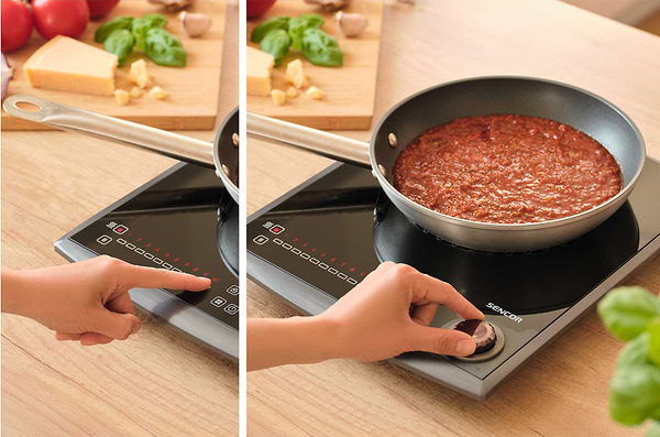 Фото - Плита електрична настільна Sencor SCP3414GY