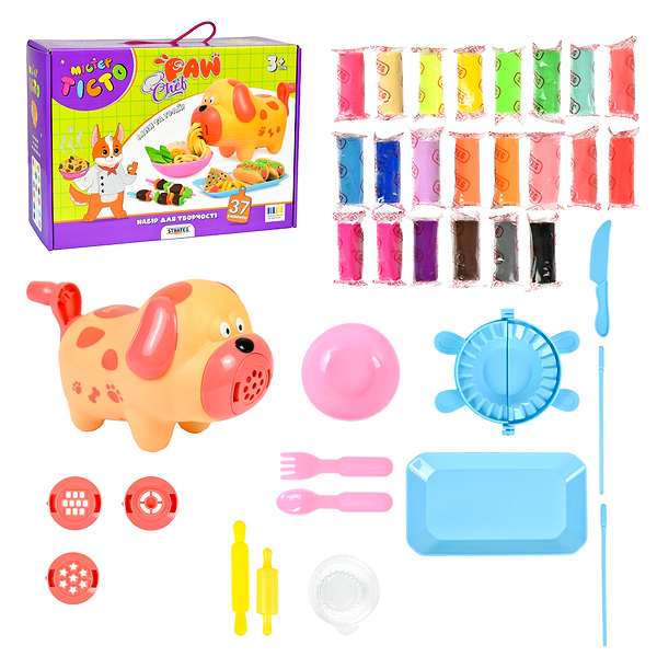 Фото - Ліплення з тіста Strateg Містер тісто Paw Chef українською мовою (41036)