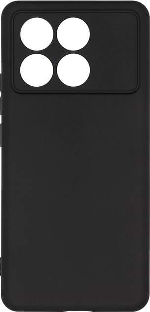 Чехол для смартфона Armorstandart Matte Slim Fit for Xiaomi Poco X6 Pro 5G Camera cover Black (ARM73364) - Фото 1