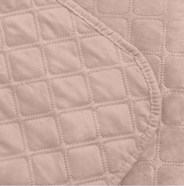 Фото - Покривало двоспальне ТЕП Velour 240х260 см 411 пудровий (4-00518_09021)