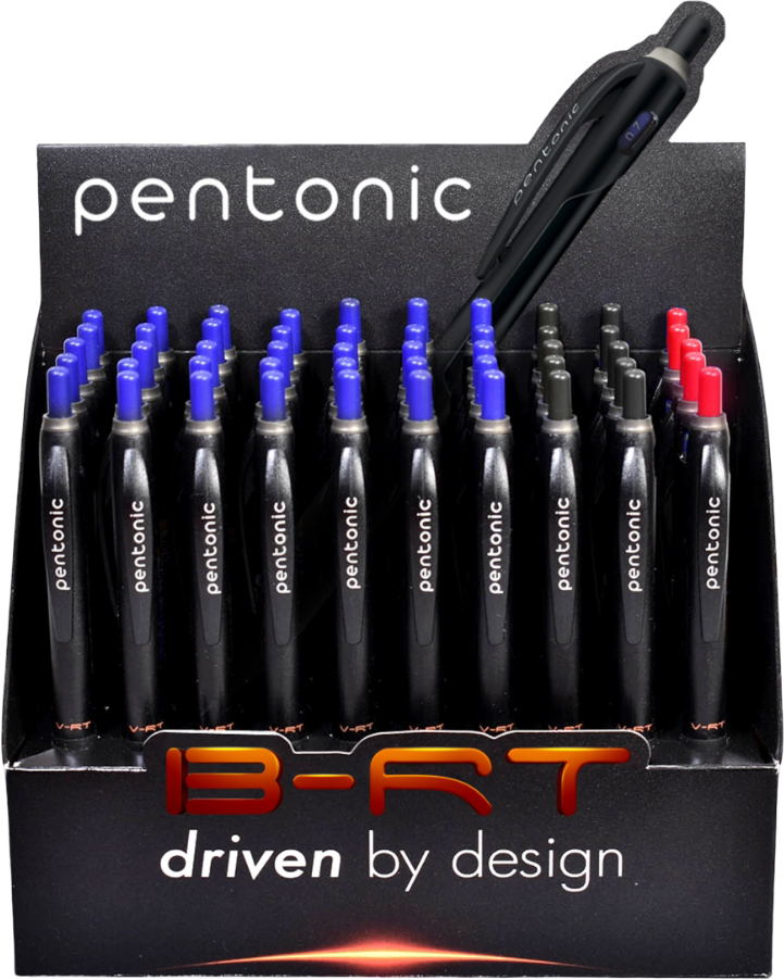 Набір ручок Linc Pentonic BRT стенд 50 шт. мікс кольорів 0,7 мм (8904106873501)