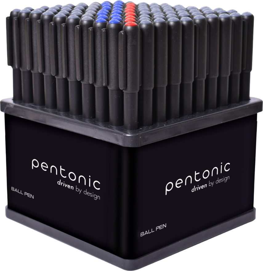 Набір ручок Linc Pentonic стенд 100 шт. мікс кольорів 0,7 мм (8904106873495)