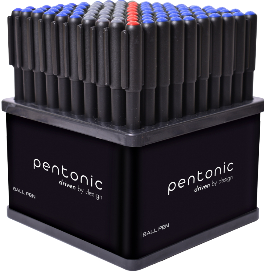 Набір ручок Linc Pentonic стенд 100 шт. мікс кольорів 0,7 мм (8904106873457)