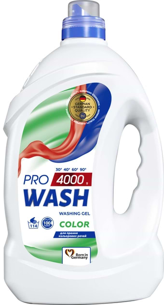 Гель для стирки ProWash Color 4 л - Фото 1