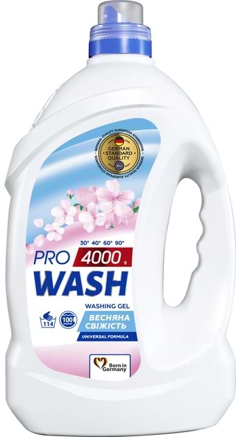 Гель для стирки ProWash Весенняя свежесть 4 л - Фото 1