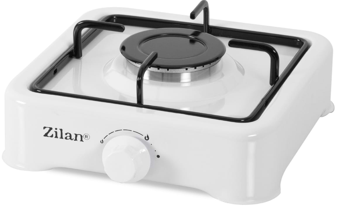 Плита газова настільна Zilan ZLN0018 White - Фото 1