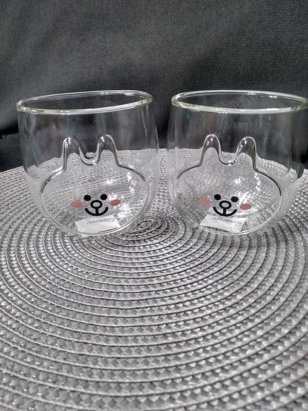 Фото - Набір склянок з подвійними стінками Ardesto Animals 300 мл 2 шт. (AR2630AR)