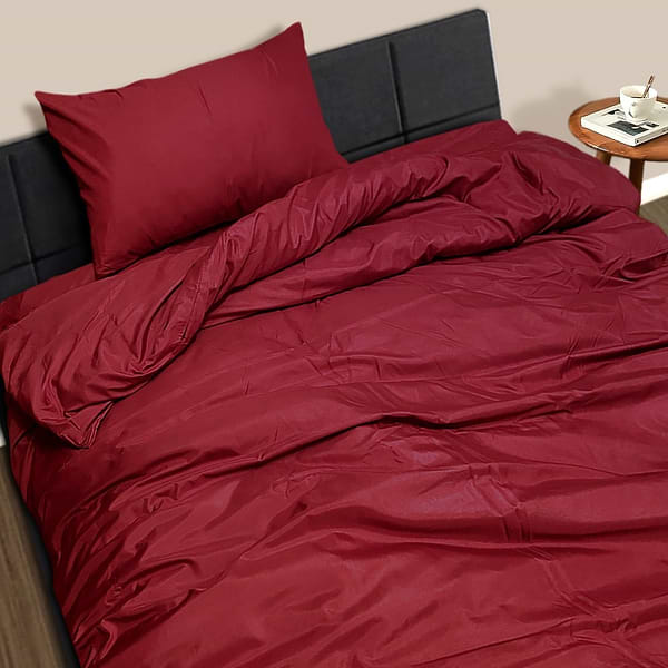 Фото - Комплект постільної білизни Zastelli 19-1655 Garnet 145х210 Червоний (21713)