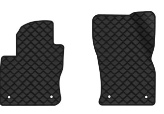 Коврики из экокожи в салон авто передние EVAtech для Tiguan (Mk 2) Restyling Volkswagen 2020 2 поколение SUV EU (VW41380AO2AV4BBB)