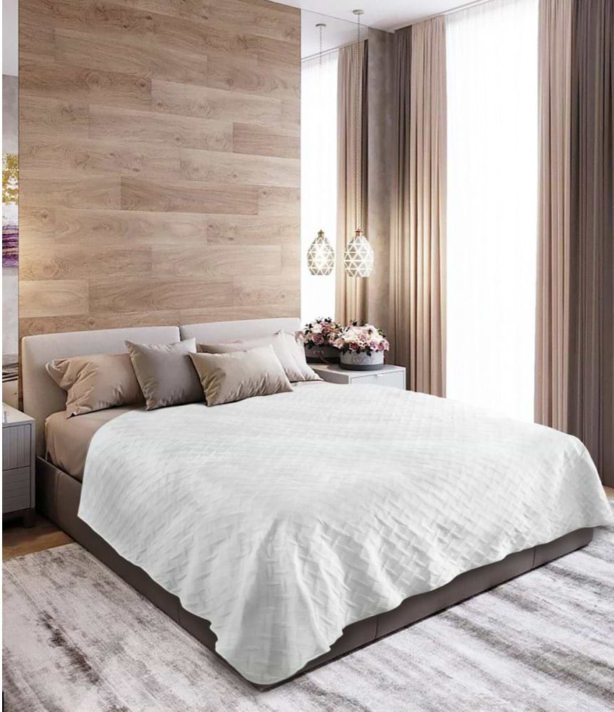 Покривало двоспальне ТЕП Velour 180Х240 см 413 Світло Сірий (4-00516_04550)