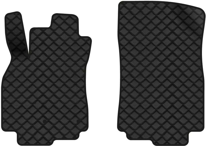 Килимки з екошкіри в салон авто передні EVAtech для Megane (III) MT Renault 2008-2016 3 покоління Combi EU RT1632ALV2RN2BBB