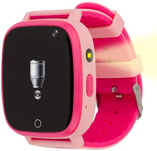 Фото - Дитячий годинник AmiGo GO001 Swimming Camera+LED Pink