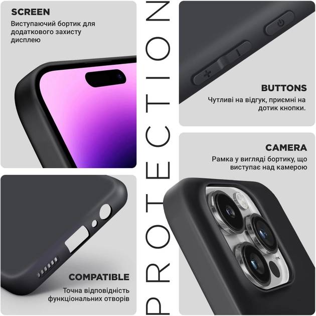 Фото - Чохол для смартфону Armorstandart Matte Slim Fit for Honor 90 Camera cover Black (ARM69393)
