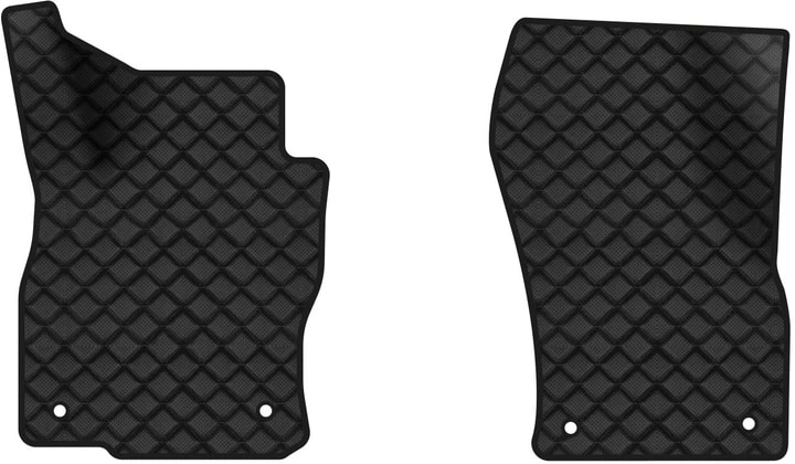 Килимки з екошкіри в салон авто передні EVAtech для Superb (B8) Skoda 2015-2024 3 покоління Liftback EU (SK3279AN2AV4BBB)