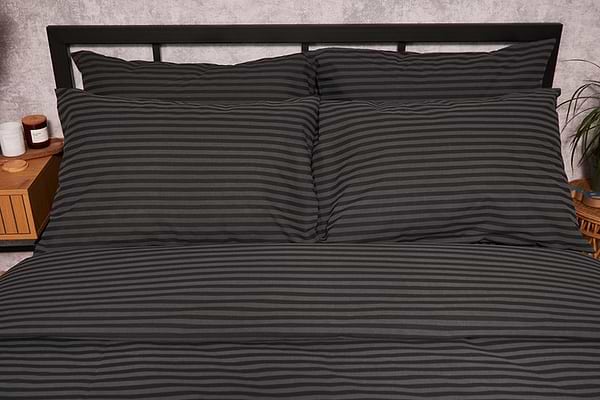 Фото - Комплект постільної білизни Moon&Star 160х220х2 нав. 2х70х70 Flowers Gray Бязь Gold Люкс (MS-820001042)