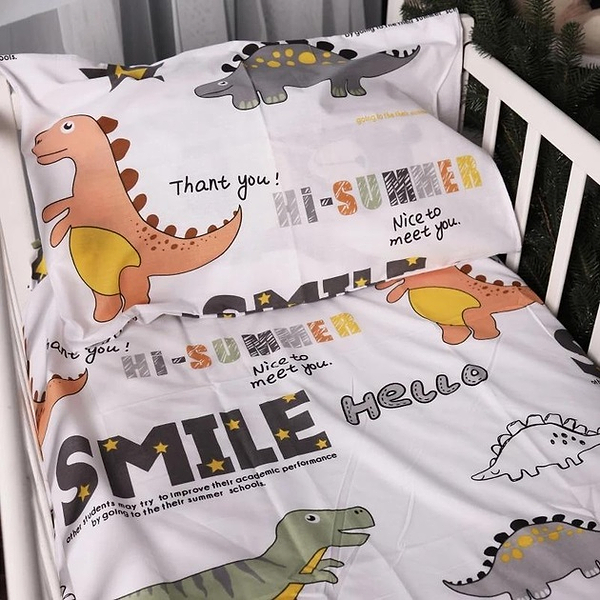 Фото - Комплект постільної білизни дитячий MirSon Kids Time 17-0698 Smoky Dinosaurs 143 x 210 см Бязь (2200010460247)