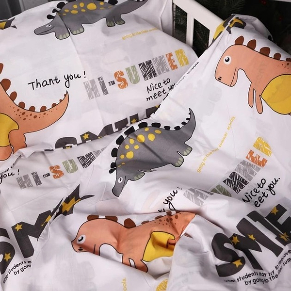 Фото - Комплект постільної білизни дитячий MirSon Kids Time 17-0698 Smoky Dinosaurs 143 x 210 см Бязь (2200010460247)