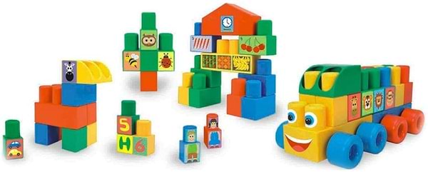 Фото - Пластиковый конструктор для малышей Wader 33 эл. (41581)