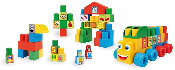 Фото - Пластиковый конструктор для малышей Wader Большой 70 эл. (41582)