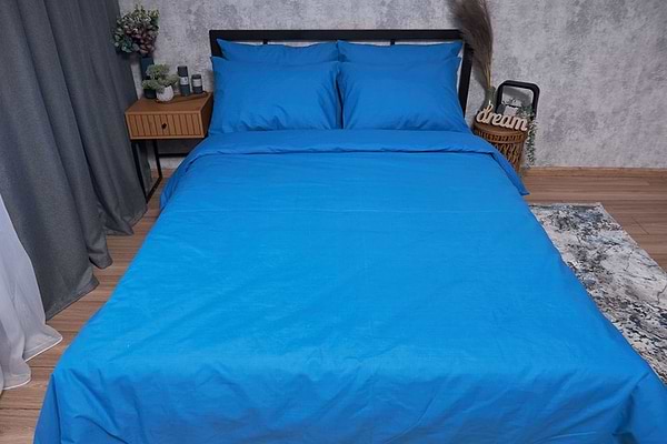 Фото - Комплект постільної білизни Moon&Star Бязь Gold Люкс Sapphire 175х210 (MS-820001674)