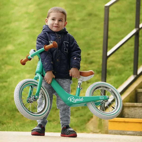 Фото - Біговел Kinderkraft Rapid Midnight Green (KKRRAPIGRE0000)