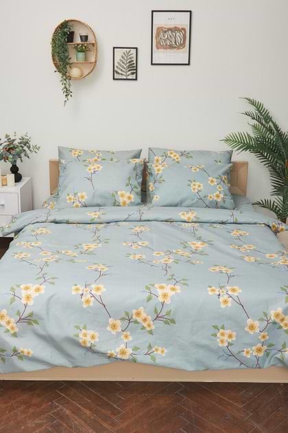 Комплект постельного белья Moon&Star 175х210 Spring Flower Микросатин Premium (MS-820001397)