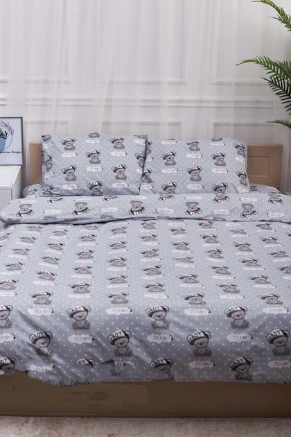 Фото - Комплект постільної білизни Moon&Star 175х210 Teddy Boy Бязь Gold Люкс (MS-820001362)