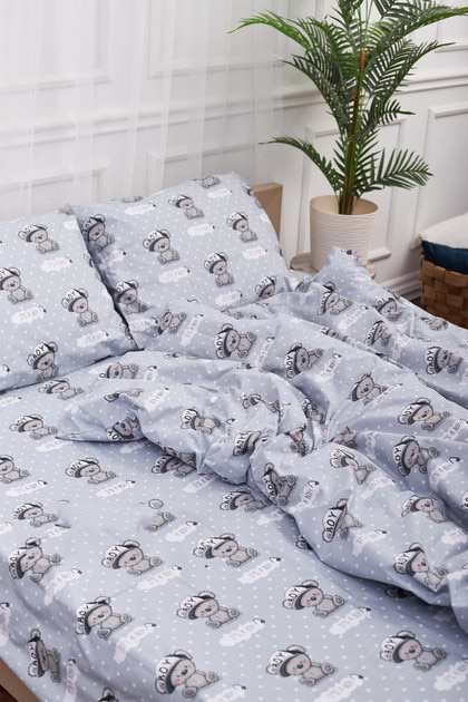 Фото - Комплект постільної білизни Moon&Star 175х210 Teddy Boy Бязь Gold Люкс (MS-820001362)