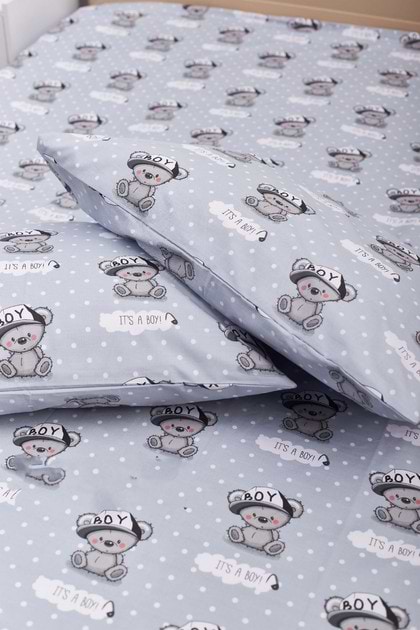 Фото - Комплект постільної білизни Moon&Star 175х210 Teddy Boy Бязь Gold Люкс (MS-820001362)