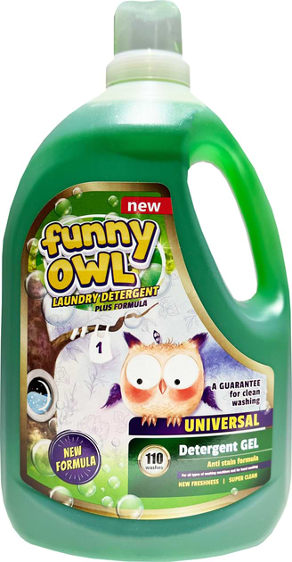 Фото - Гель для прання Funny Owl Universal 3,3 л (5903855500945)