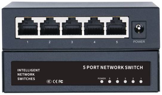 Фото - Коммутатор локальной сети (Switch) Merlion MG1005 (YT41644)