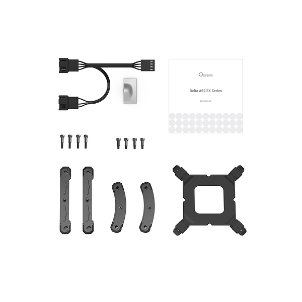 Фото - Процессорный кулер OCYPUS DELTA A62 EX BK DIGITAL (DELTA-A62-BK2NNWD00E-GL)