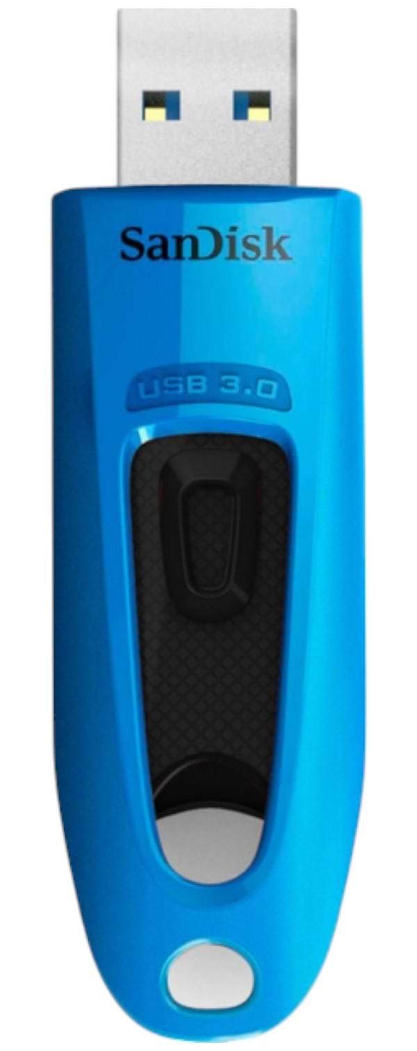 Флеш USB SanDisk Ultra 32GB, USB 3.0 Flash Drive, Blue (SDCZ48-032G-U46B) - Фото 1