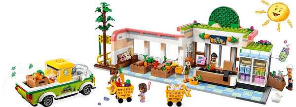Фото - Конструктор LEGO Friends Крамниця органічних продуктів (41729)