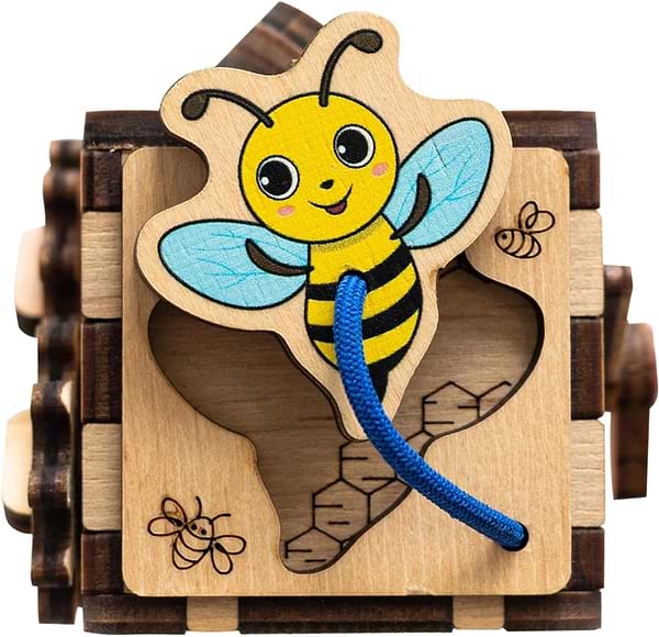 Фото - Бізіборд-куб GoodPlay "Бджілка"  5х5х5 (К114)