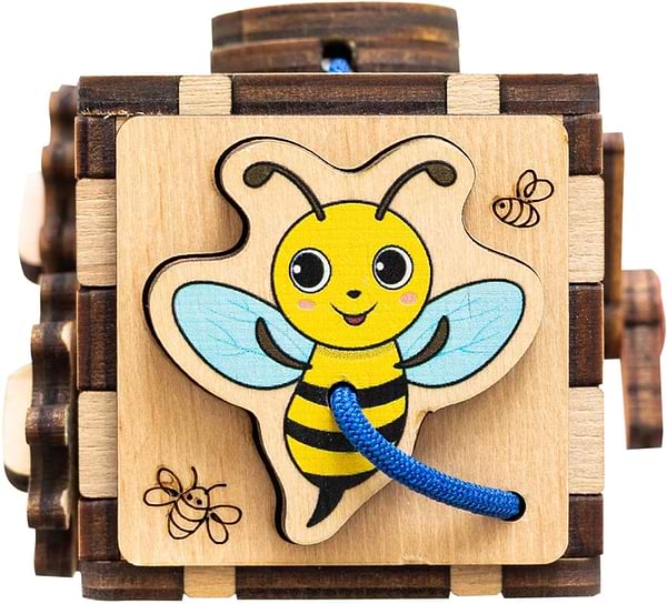 Фото - Бізіборд-куб GoodPlay "Бджілка"  5х5х5 (К114)